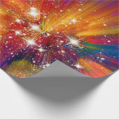 Farbriss-Papier Geschenkpapier (Ecke)