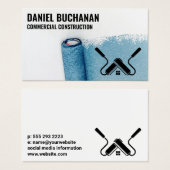 Farbrollen-Logo | Mauerwerk (Vorne & Hinten)