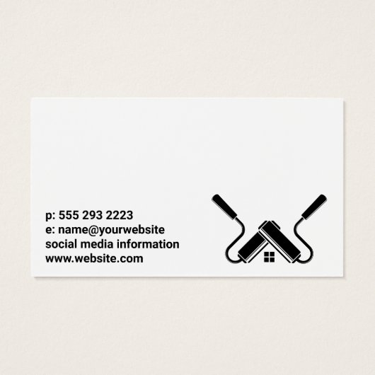 Farbrollen-Logo | Mauerwerk (Rückseite)