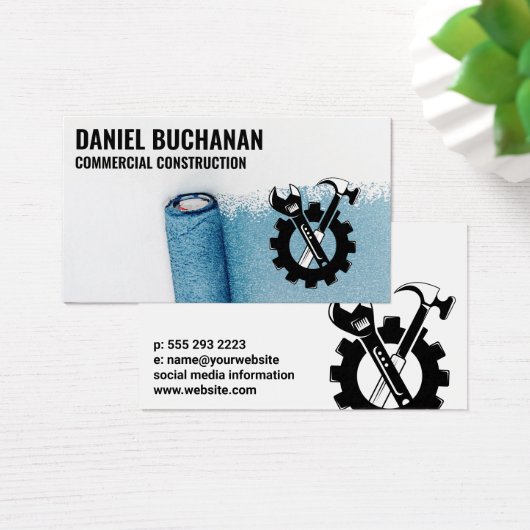 Farbroller Logo | Blue Collar Werkzeuge (Schreibtisch)