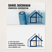 Farbroller-Logo | Home Blue Print-Logo (Vorne & Hinten)