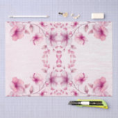 Farbrosa Blume Gewebepapier Seidenpapier (Handwerk)