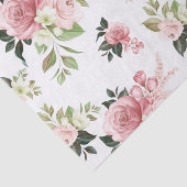 Farbrosa Blumenpapier Seidenpapier (Ausschnitt)