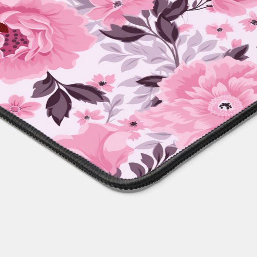 Farbrosa Farbpalettenmuster Schreibtischunterlage (Ecke)