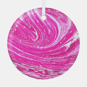 Farbrosa gemischte Hintergrundfarbe. Ornament Aus Glas