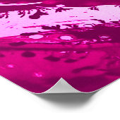 Farbrosa gemischte Hintergrundfarbe. Poster (Ecke)