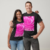Farbrosa gemischte Hintergrundfarbe. T-Shirt (Unisex)