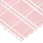 Farbrosa Karo Muster Tischdecke (Schrägansicht)