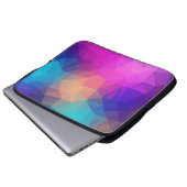 Farbrosa Laptopschutzhülle (Vorne Knopf)
