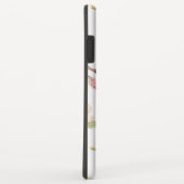 Farbrosa Magnolienmuster für Blume und Blätter Case-Mate iPhone Hülle (Hinten/Rechts)