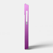 Farbrosa mit Individuelle Name Case-Mate iPhone Hülle (Rückseite / Links)