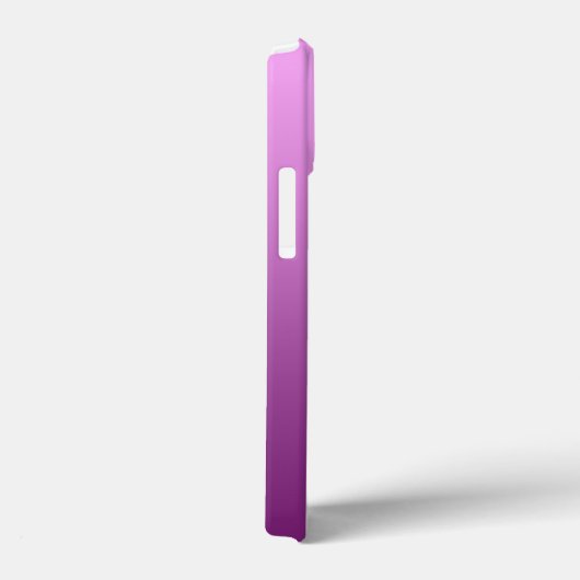 Farbrosa mit Individuelle Name Case-Mate iPhone Hülle (Rückseite / Rechts)