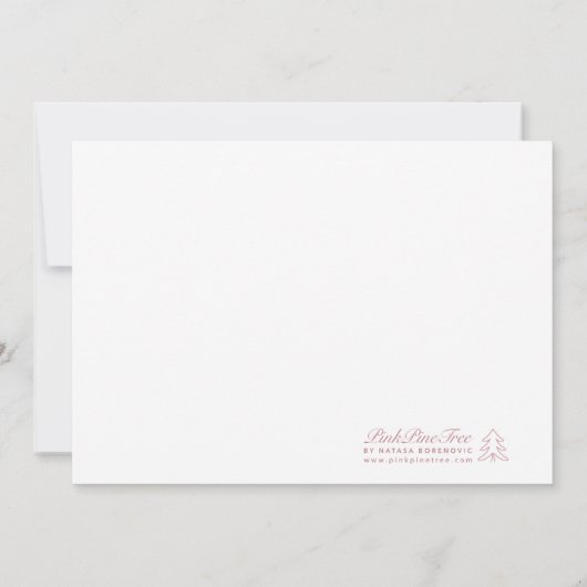 Farbrosa Orangefarbenes Brautparty Einladung (Rückseite)