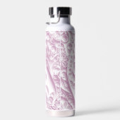 Farbrosa Papierquillmuster Trinkflasche (Rechts)