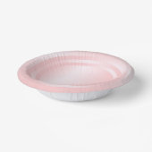 Farbrosa Rose Gold Trendform Modernes Template Pappteller (Gewinkelt)