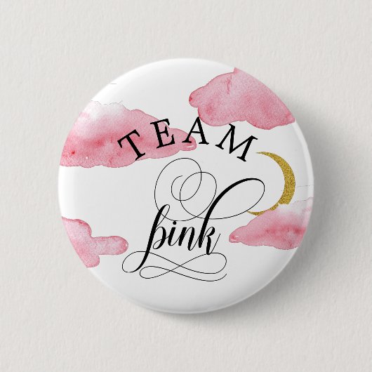 Farbrosa Team rosa Schaltfläche Button (Vorderseite)