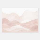 Farbrosa Wrapping Paper Sheets, Matte Geschenkpapier Set (Vorderseite 3)