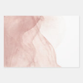 Farbrosa Wrapping Paper Sheets, Matte Geschenkpapier Set (Vorderseite)