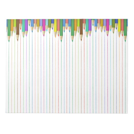 Farbrotes Papier Notizblock (Vorderseite)