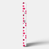 Farbrotes Polka-Punktmuster Case-Mate iPhone Hülle (Rückseite / Links)