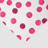 Farbrotes Polka-Punktmuster Seidenpapier (Ausschnitt)