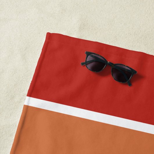 Farbrotes Retro-Regenbogen-LGBT-Muster Strandtuch (Beispiel)