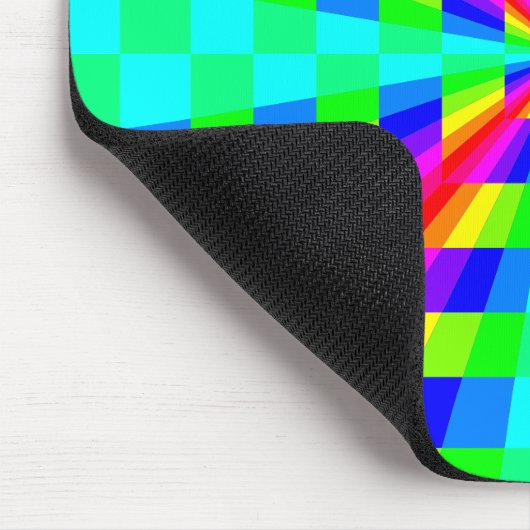 Farbrückenquadratischer Tunnel Mousepad (Ecke)