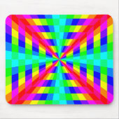Farbrückenquadratischer Tunnel Mousepad (Vorne)