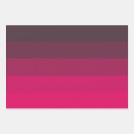 Farbschattierungen Geschenkpapier Set (Vorderseite 2)