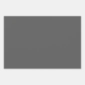 Farbschattierungen in Grautönen Geschenkpapier Set (Vorderseite 3)