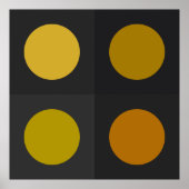 Farbschattierungen Poster (Vorne)