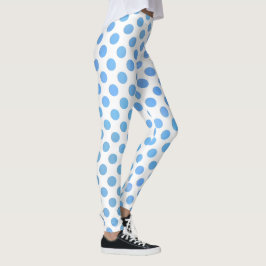 Farbschattierungen von blauen Wasserfarben Leggings