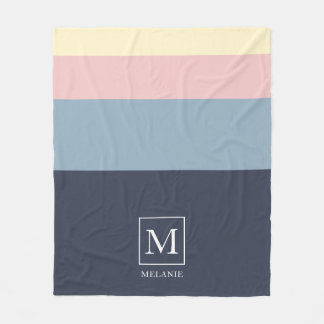 Farbschema für Beach House Personalisiert. Fleecedecke