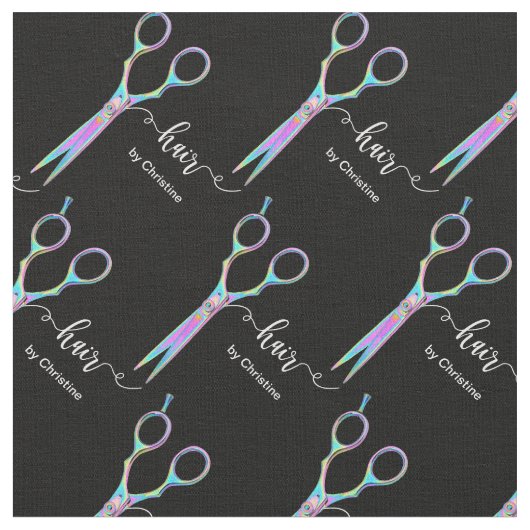 Farbschere Stoff (Nahaufnahme)