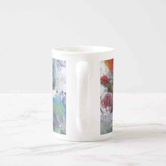 Farbschicht II Porzellantasse (Rückseite)