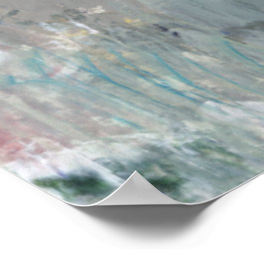 Farbschicht II Poster (Ecke)