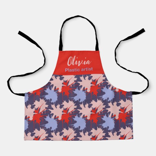 Farbschicht Plastikkünstler Schürze (Vorderseite)