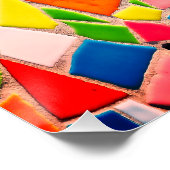 Farbschicht Poster (Ecke)