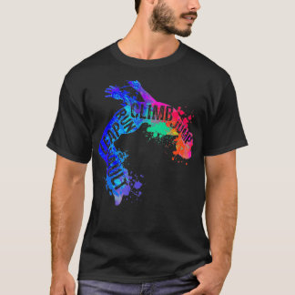 Farbschlaf Parkour Backflip frei laufen T-Shirt