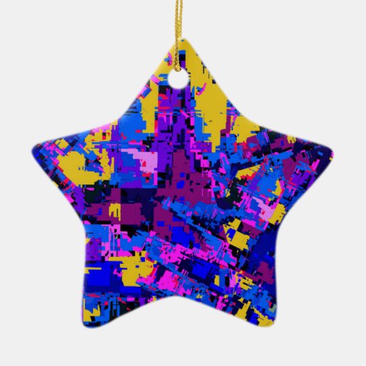 Farbschlauch Keramik Ornament (Vorne)