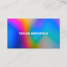 Farbschlauch Moderner Swirl Visitenkarte
