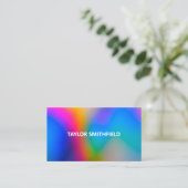 Farbschlauch Moderner Swirl Visitenkarte (Stehend Vorderseite)