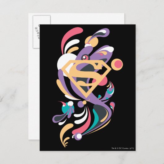 Farbschlauch Orange Postkarte (Vorne/Hinten)