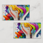 Farbschlitten Visitenkarte (Vorne/Hinten)