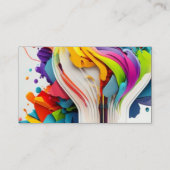 Farbschlitten Visitenkarte (Rückseite)