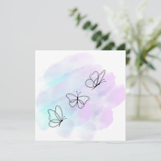 Farbschmetterling (Stehend Vorderseite)