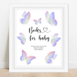 Farbschmetterling, Bücher für das Baby Poster