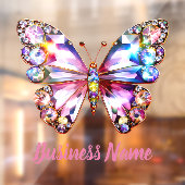 Farbschmetterling Fensteraufkleber (Blatt 2)