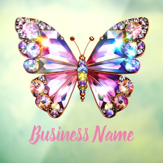 Farbschmetterling Fensteraufkleber (Blatt 3)