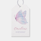 Farbschmetterling Geschenkanhänger (Vorderseite)